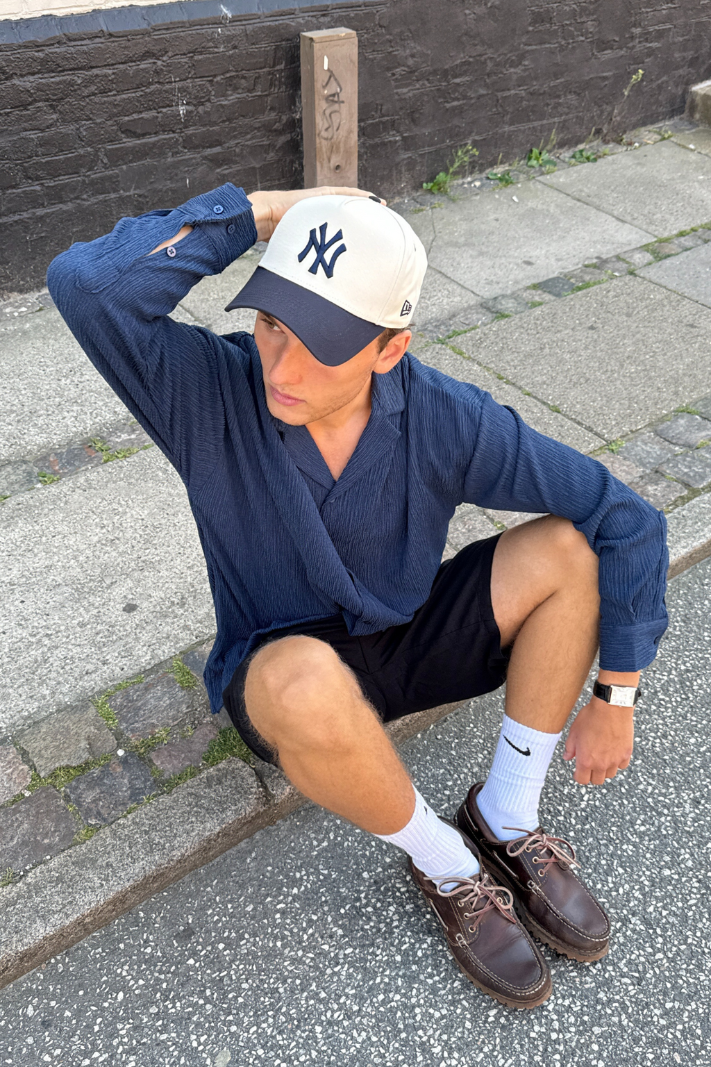 Aidan Skjorta - Navy