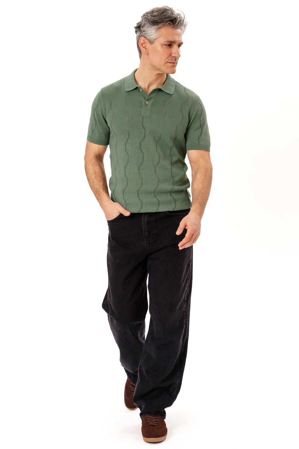 William Regular Jeans - Solid Svart