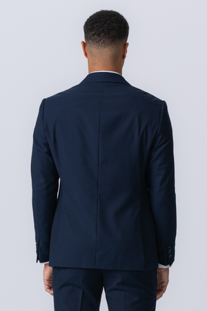 Premium Enkelknäppt Kavaj - Navy