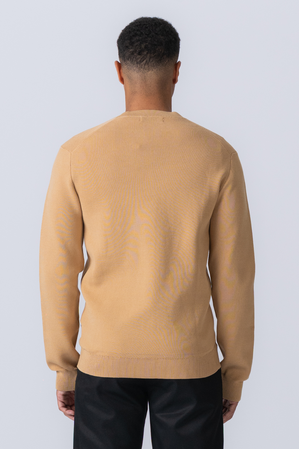 Milo Stickad Cardigan - Sand