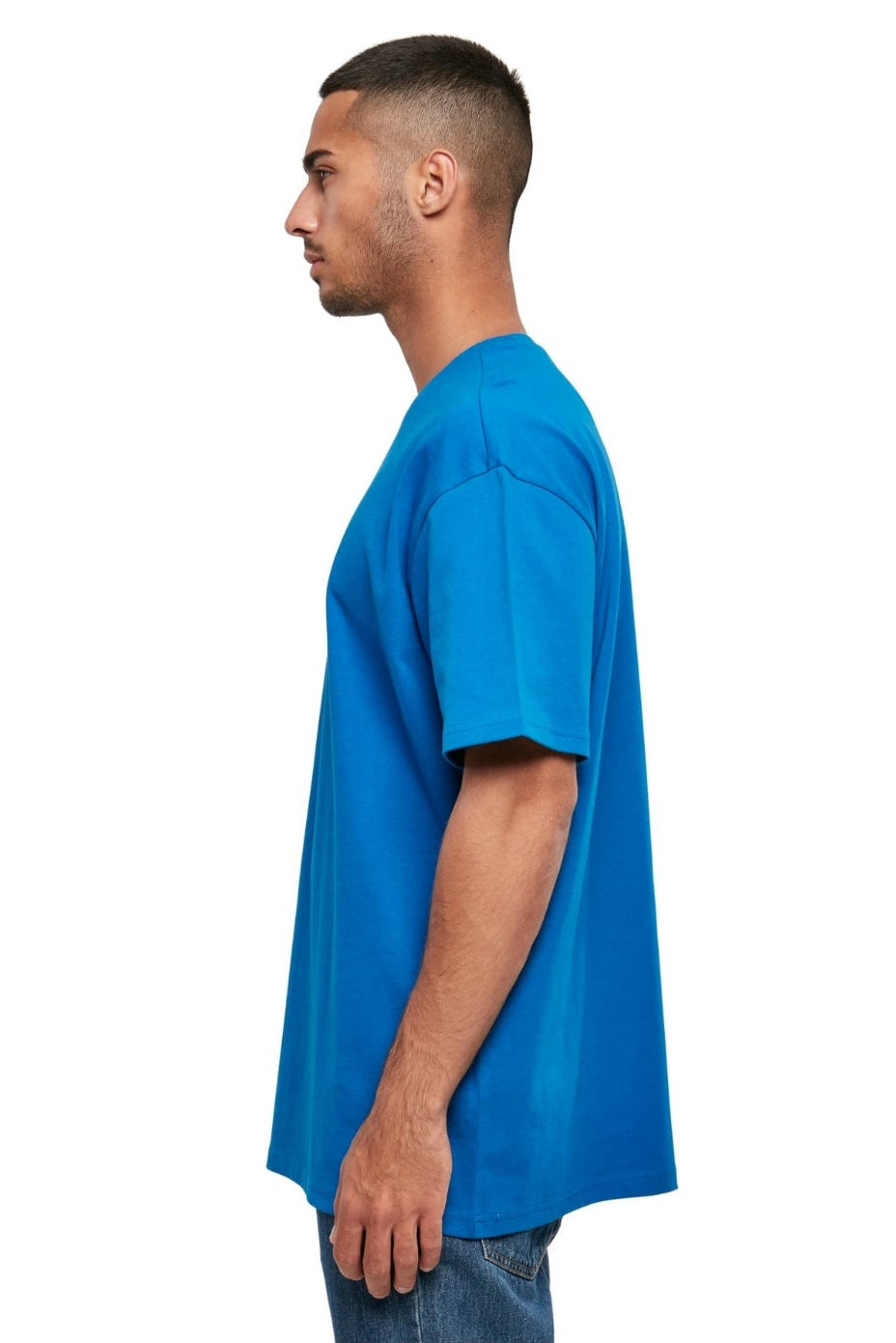 Heavy Oversized T-shirt - Kobaltblå