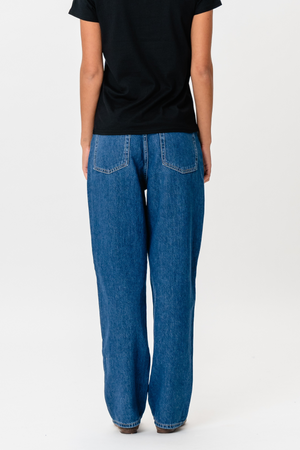 Performance Loose Jeans - Medium Blue Denim