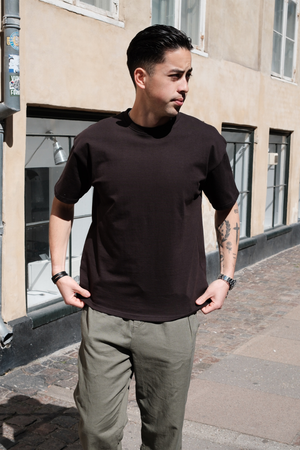 Heavy Boxfit Tee - Svart