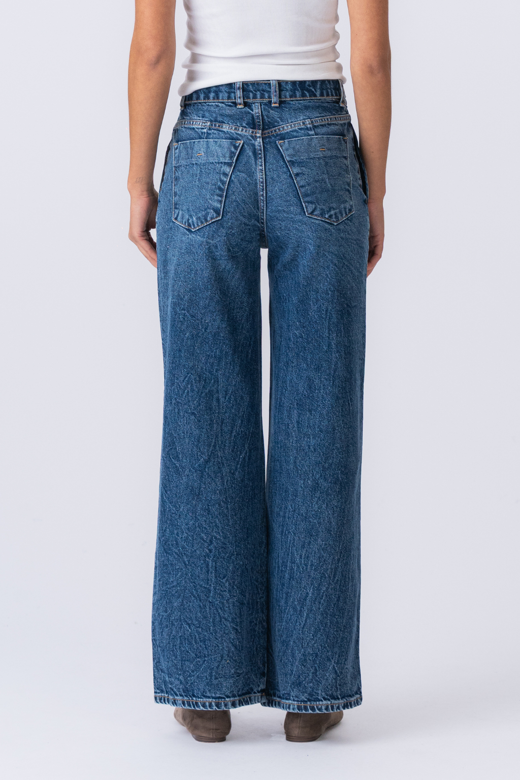 Amalia Jeans - Mellanblå