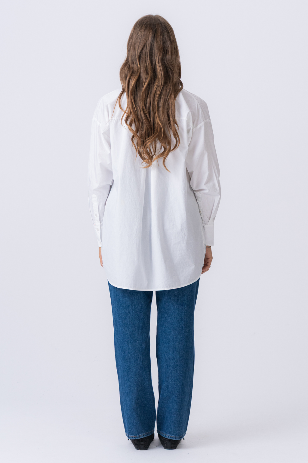 Oversized Shirt - Vit