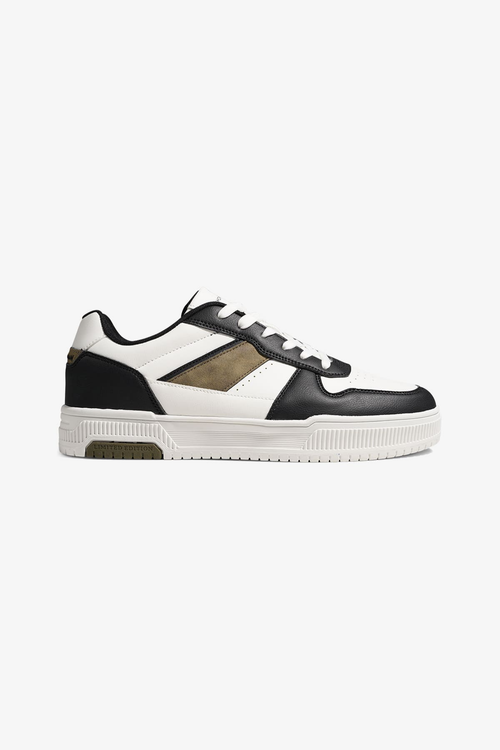 Classic Sneaker - Vit/ svart/ khaki