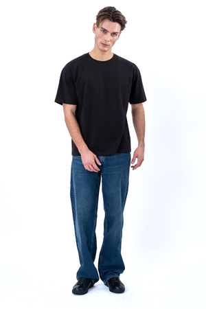 Heavy Boxfit Tee - Svart