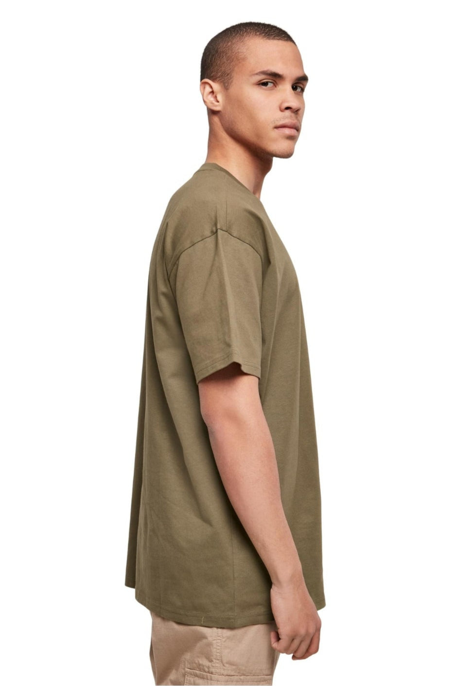 Heavy Oversized T-shirt - Oliv