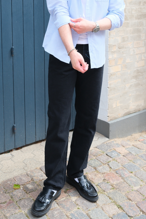 Relaxed Fit Jeans - Svart