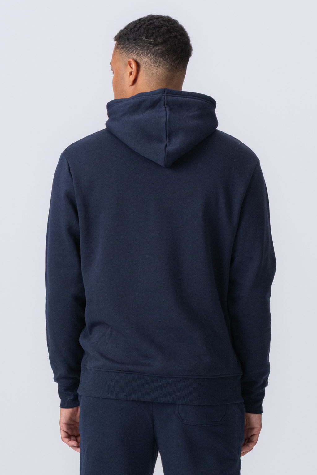 Essential Hoodie - Marinblå
