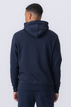 Essential Hoodie - Marinblå