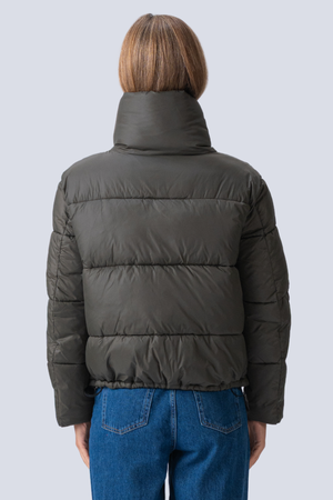 Kort Pufferjacka - Oliv