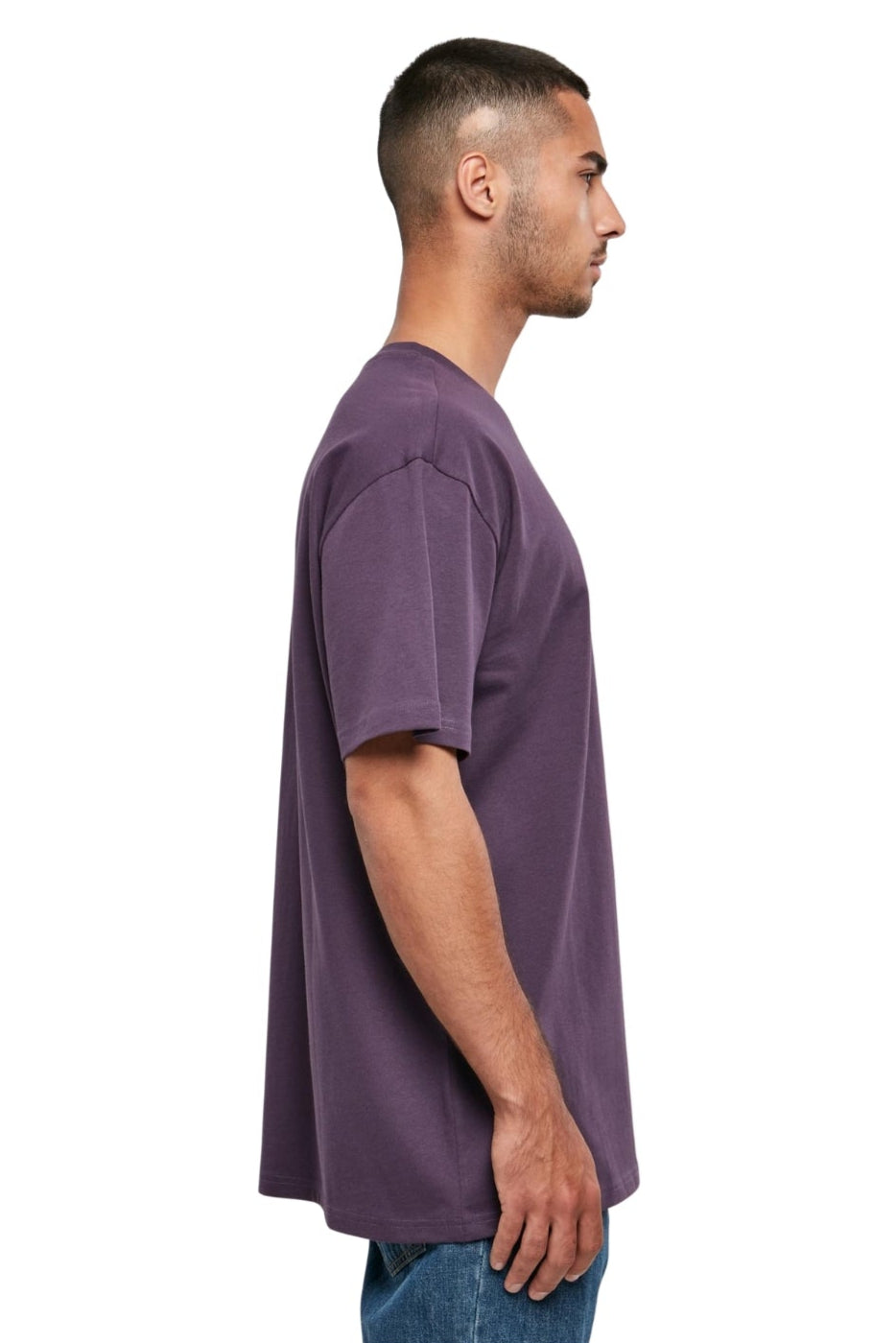 Heavy Oversized T-shirt - Purple Night