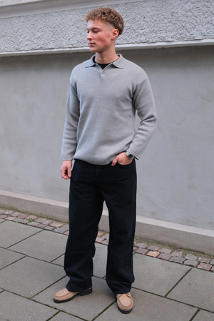 William Regular Jeans - Solid Svart