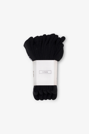 Tennisstrumpor 5 Pack - Svarta