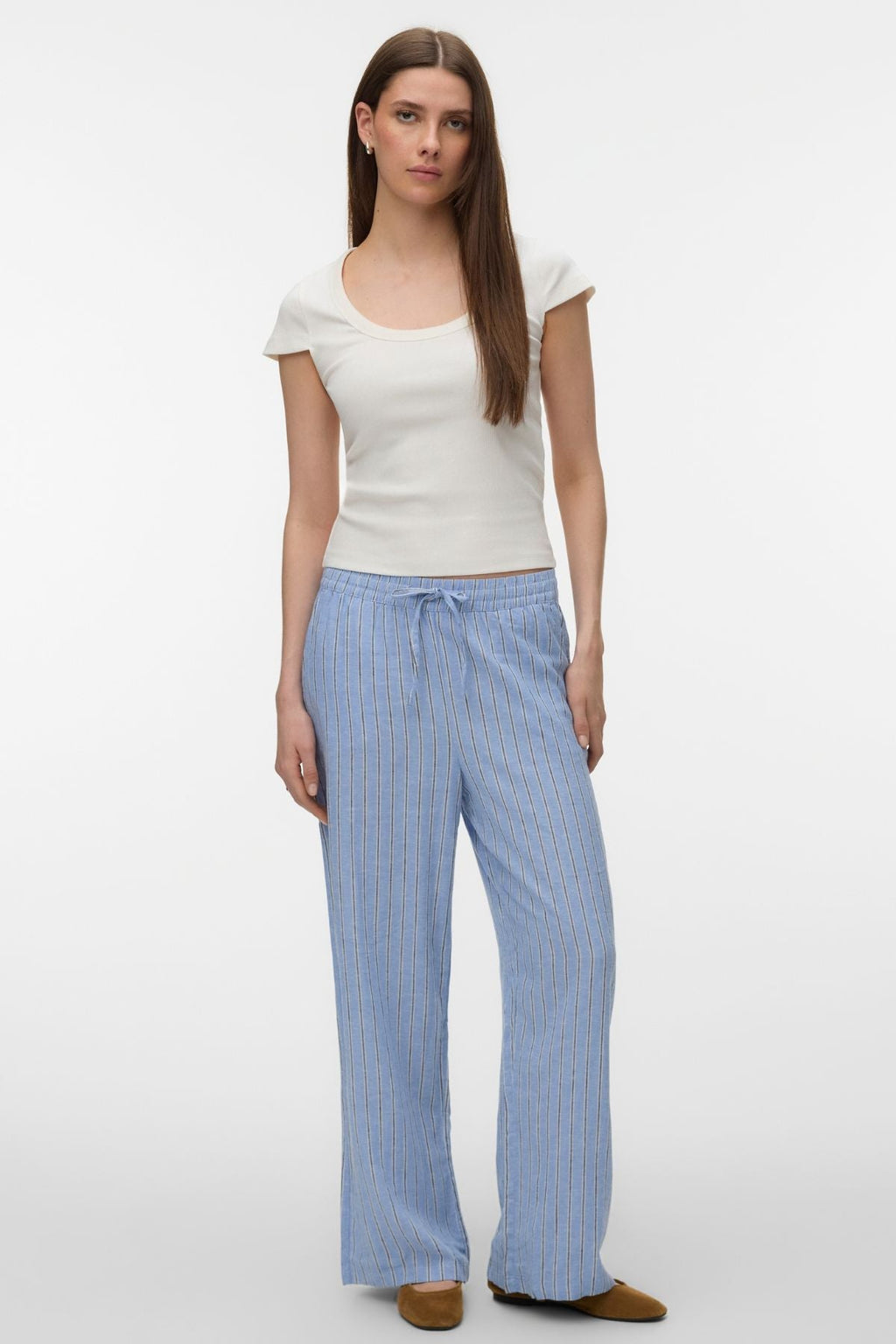 Linn HW Pants - ljusblå