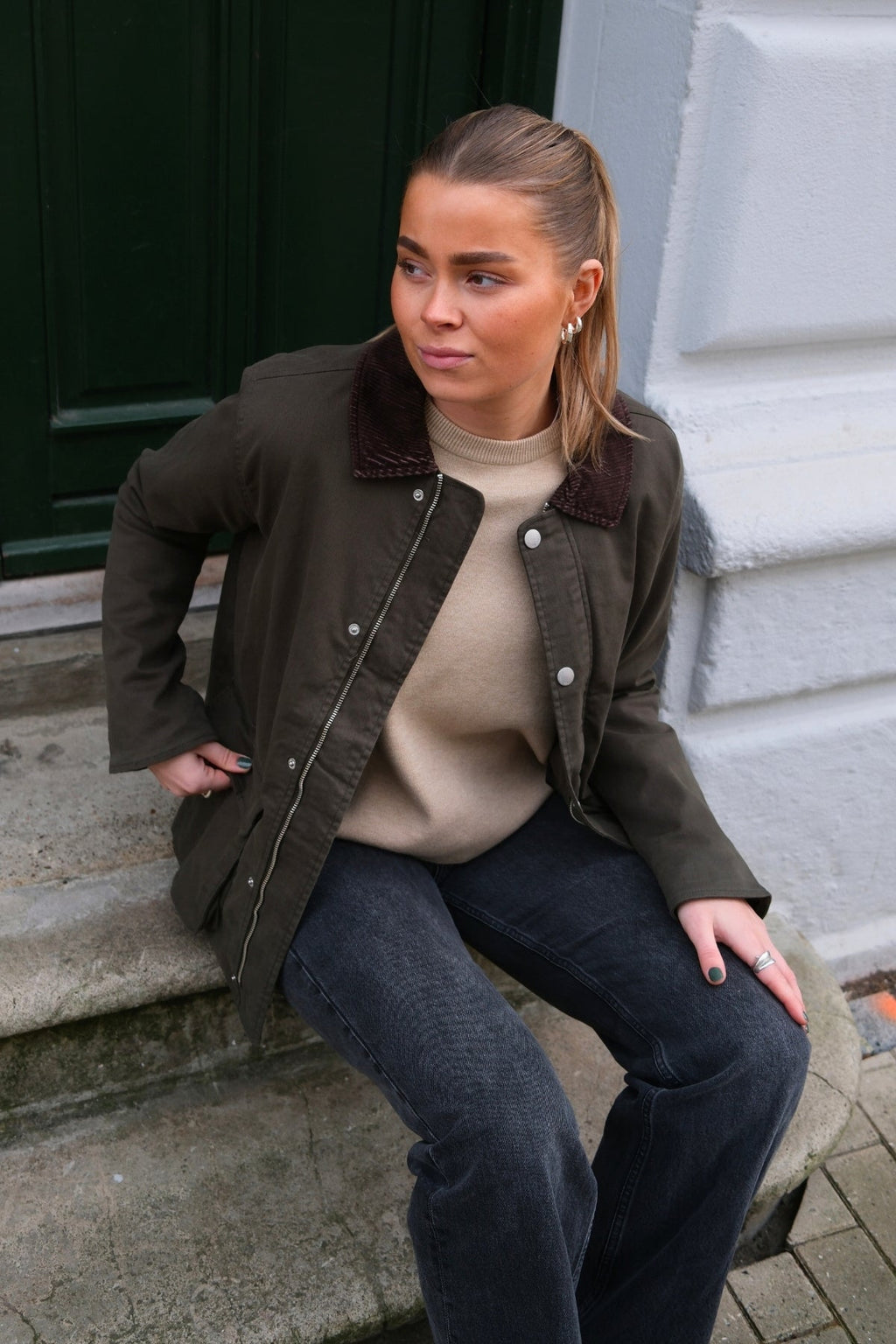 Twilljacka - Mörk Olive