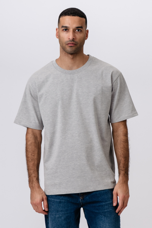 Heavy Boxfit T-shirt - Mörkgrå