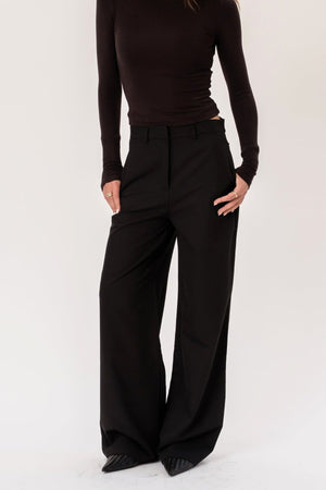Rosalie Wide Pants - Svart