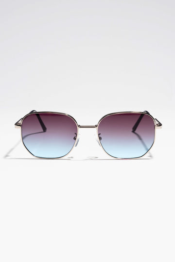 Ethan Sunglasses - Silver/Blå