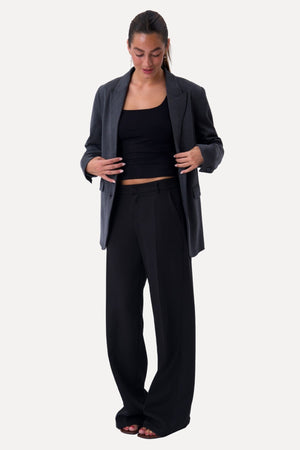 Klassisk fit Blazer - Mörkgrå