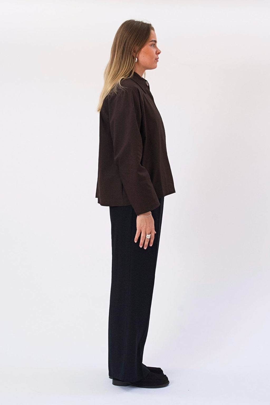 Mavis Short Jacket - Mörkbrun