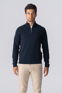 Pullover Half Zip - Navy