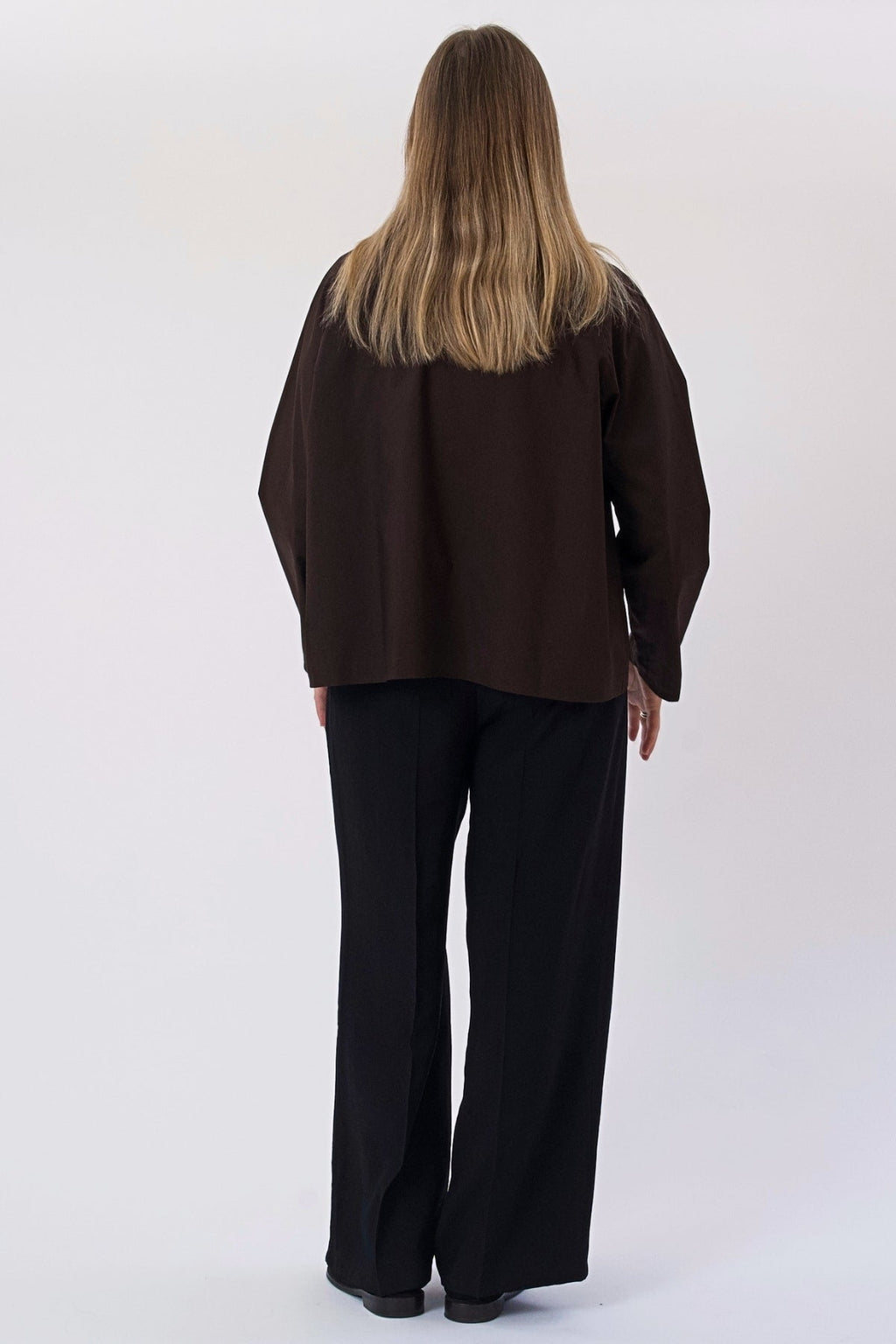 Mavis Short Jacket - Mörkbrun