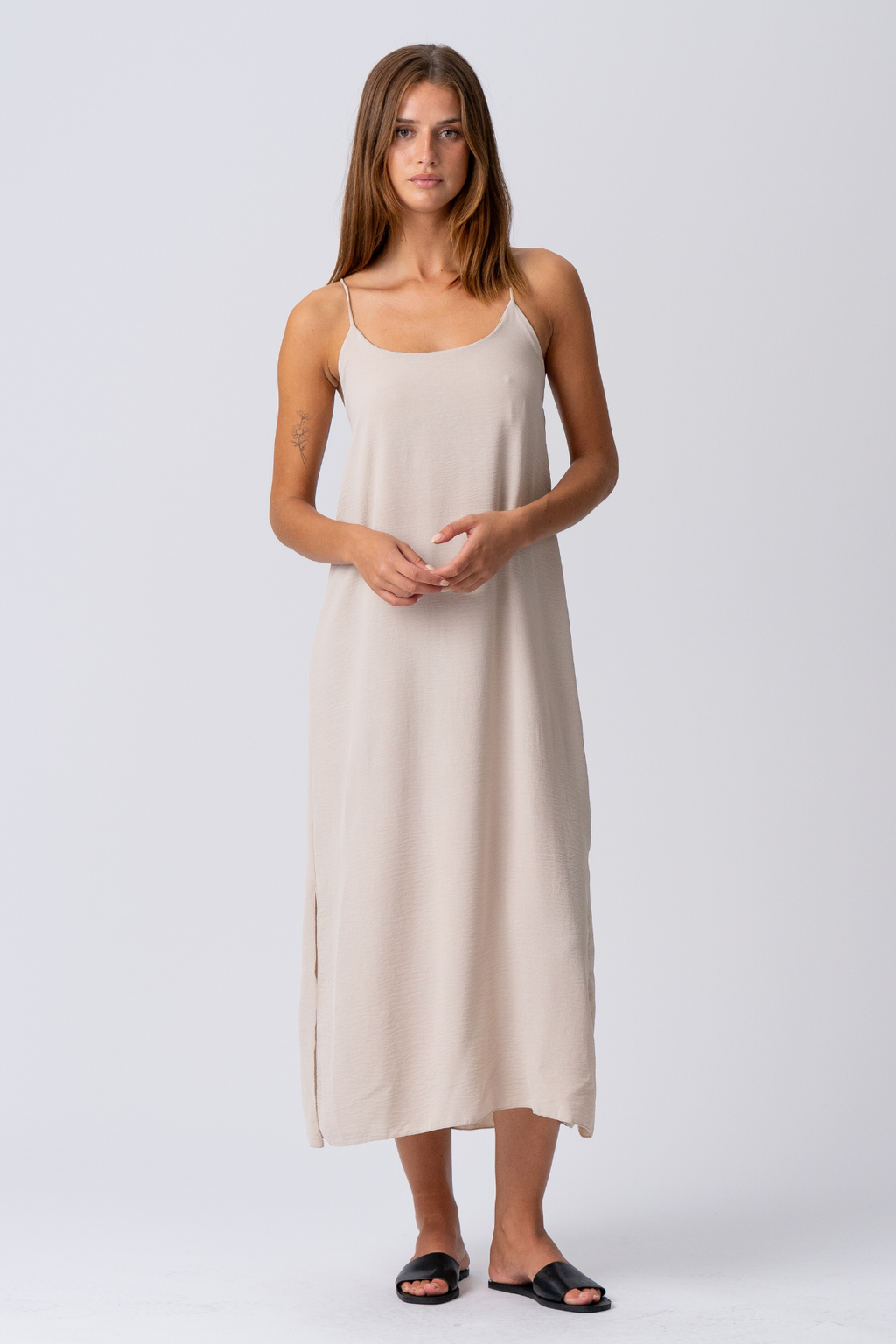 Alicia klänning - Beige