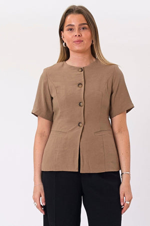 Isolde Blazer - Ljusbrun