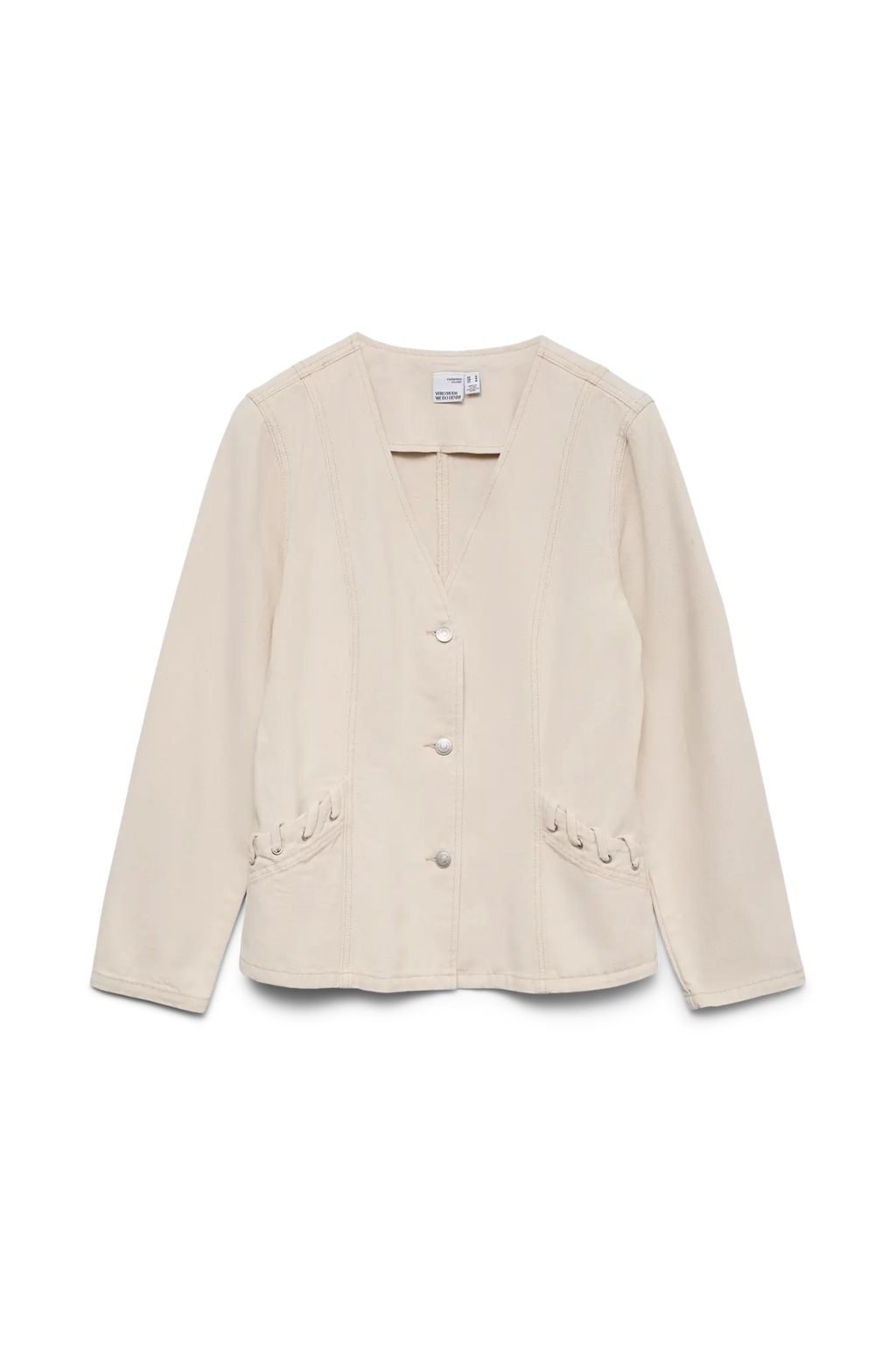 Leva String Ecru Denimjacka - Ecru