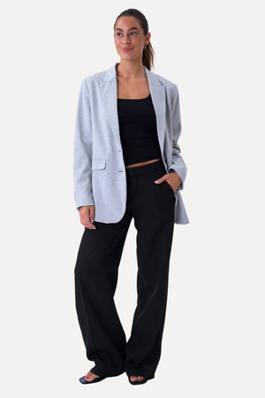 Klassisk fit Blazer - Ljusgrå