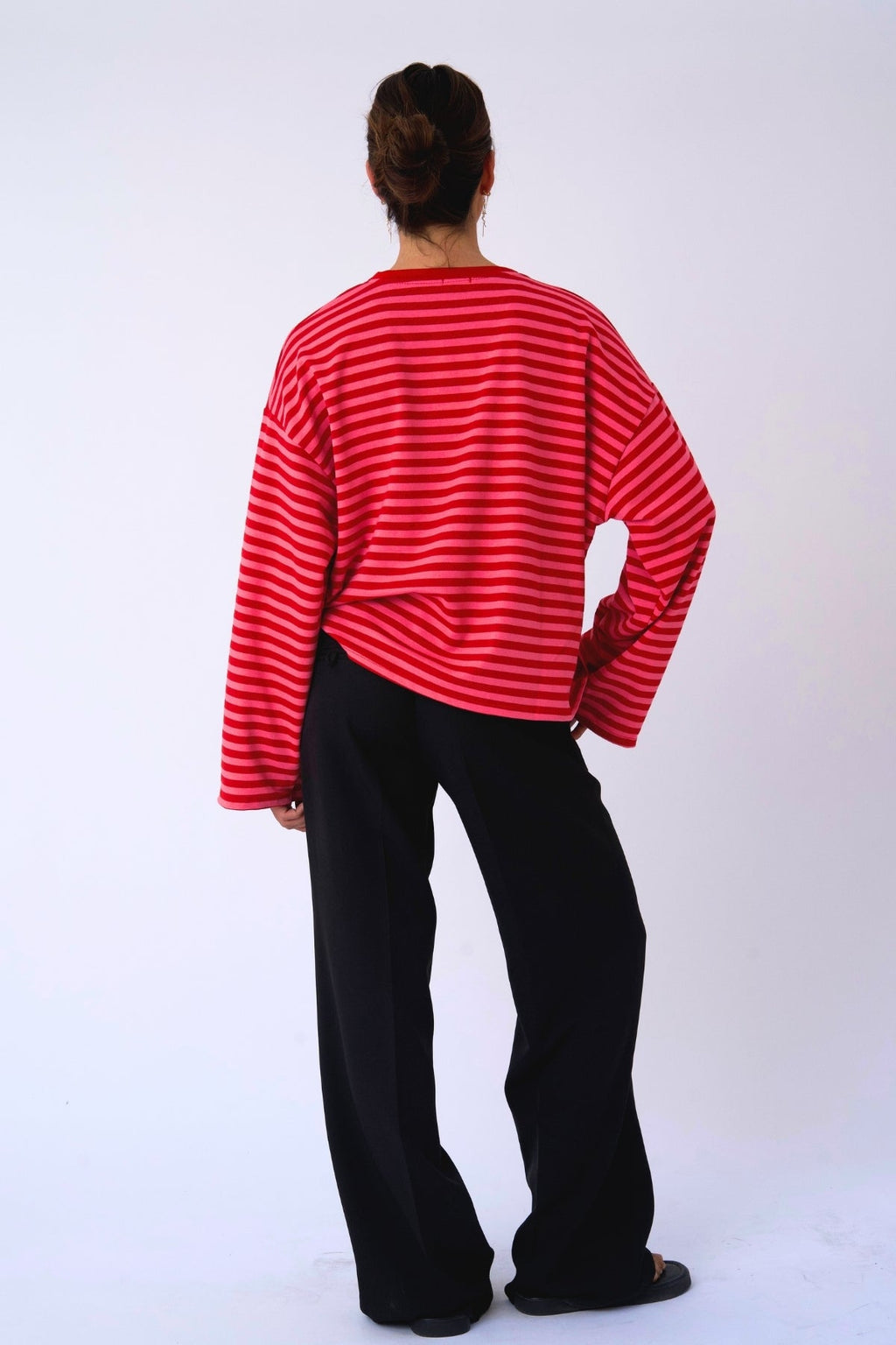 Cleo Blouse - Röd/Rosa