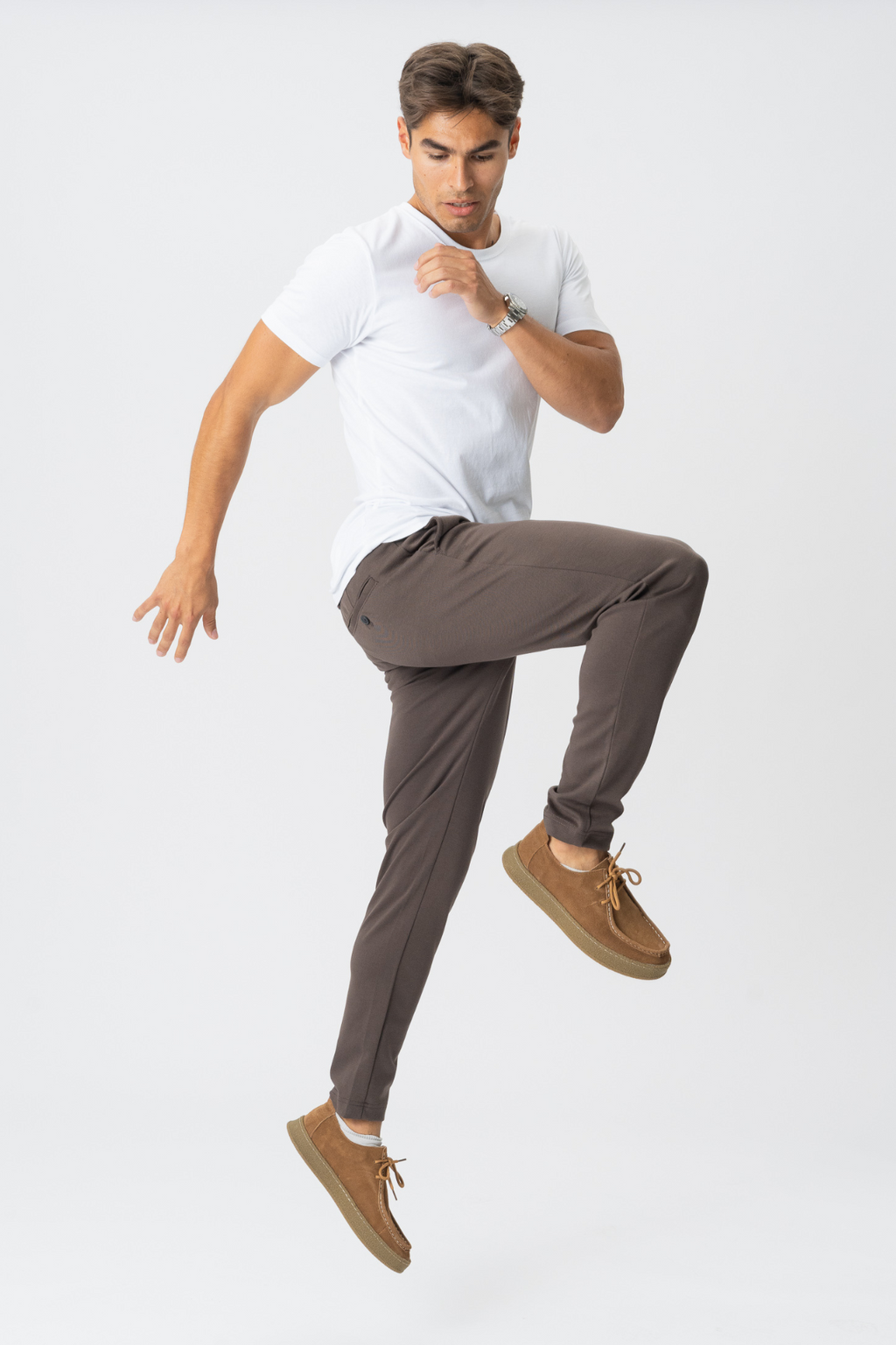 Performance Pants - Mörkbrun