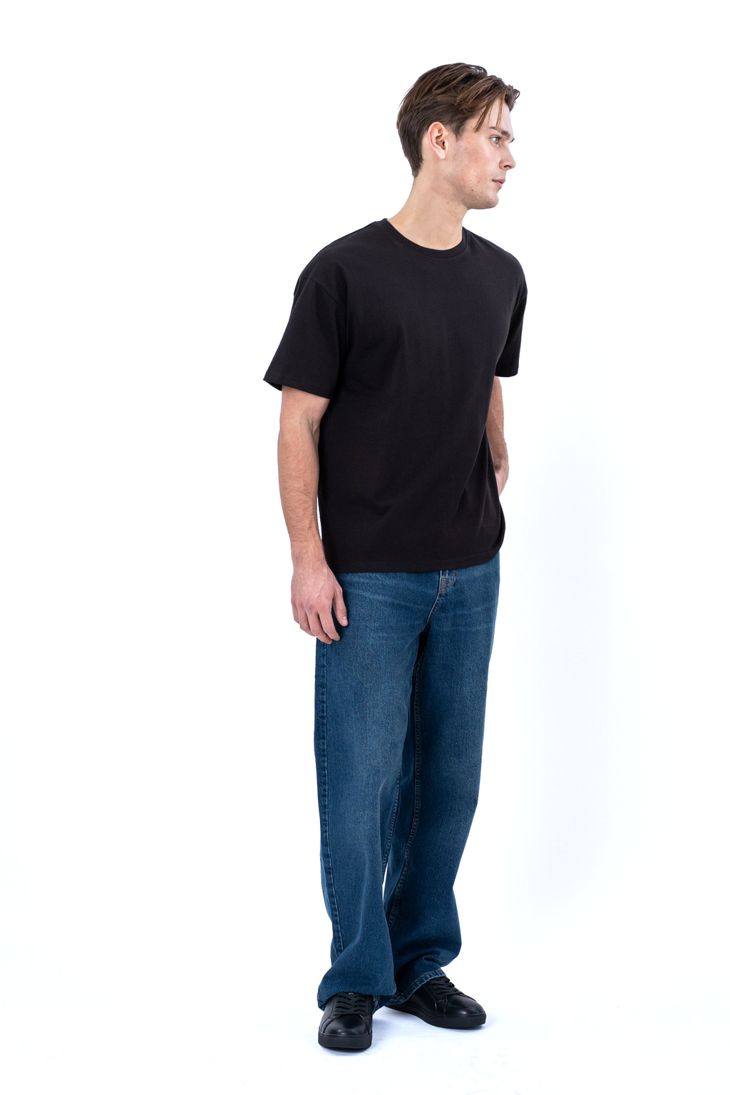 Heavy Boxfit Tee - Svart