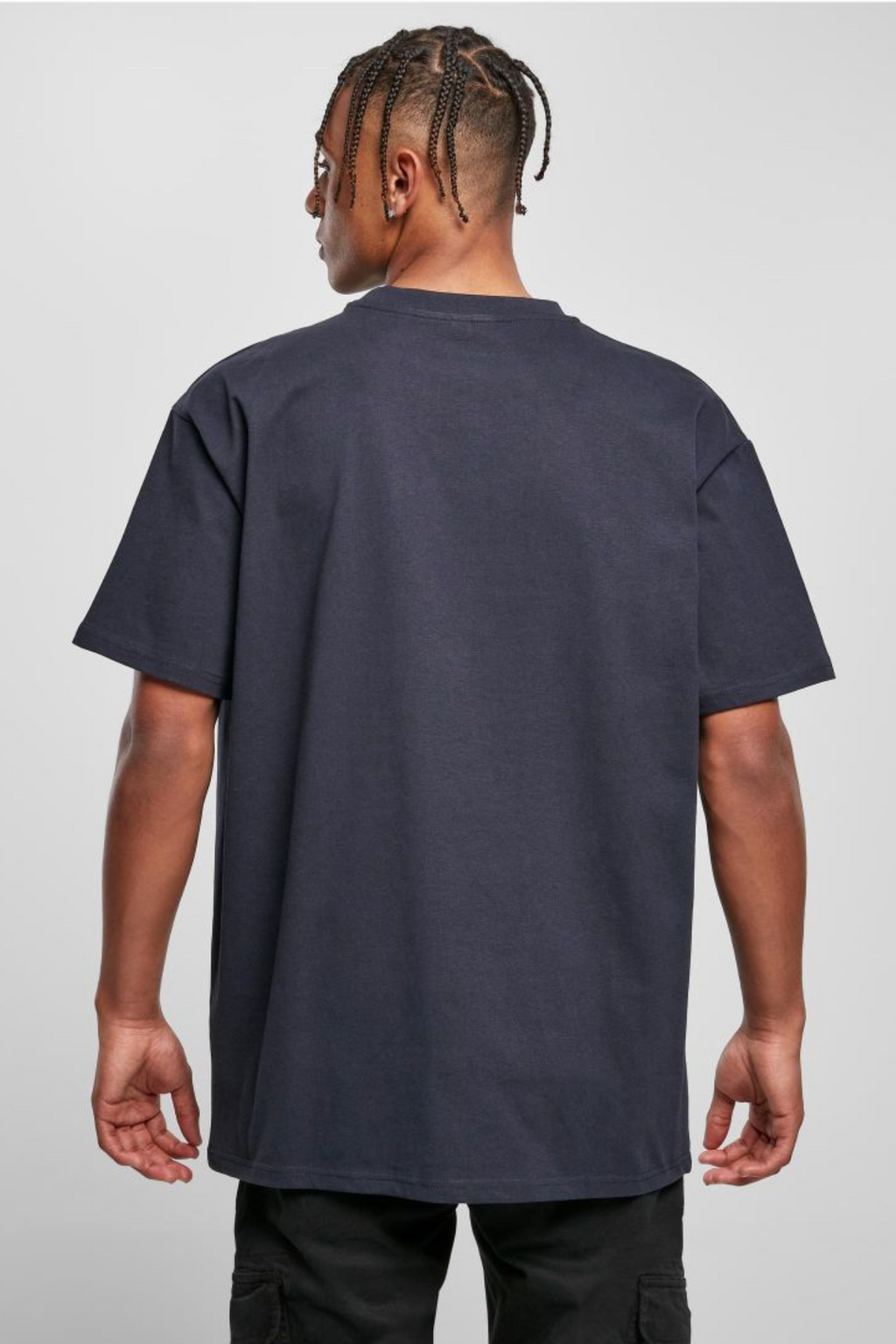 Heavy Oversized T-shirt - Marinblå