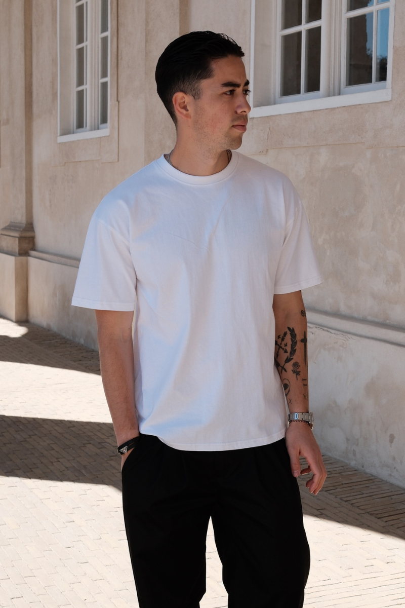 Heavy Boxfit Tee - Vit