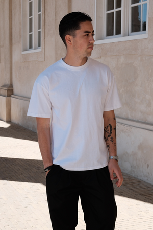 Heavy Boxfit Tee - Vit