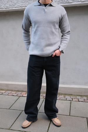 William Regular Jeans - Solid Svart