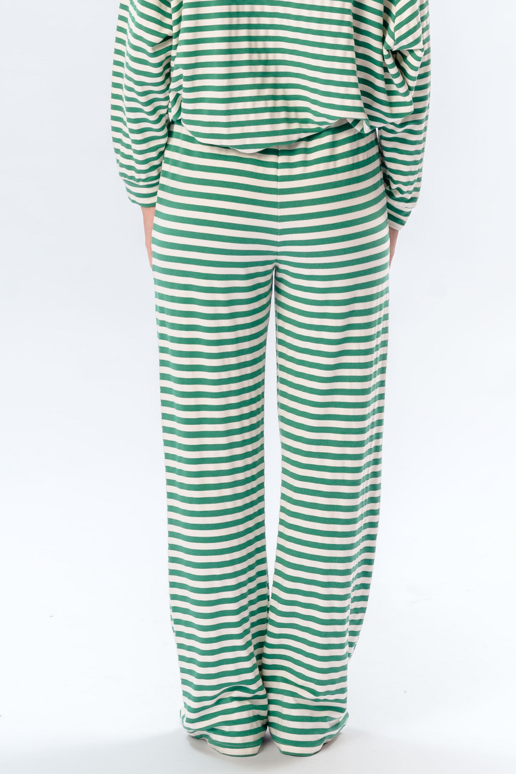 Randiga Byxor - Grön