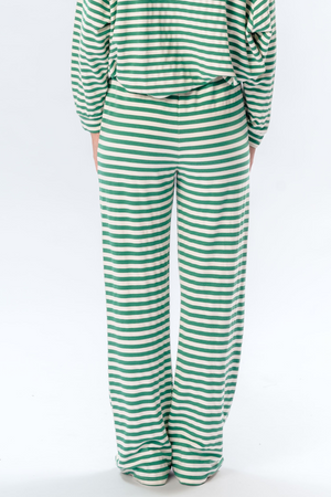 Randiga Byxor - Grön