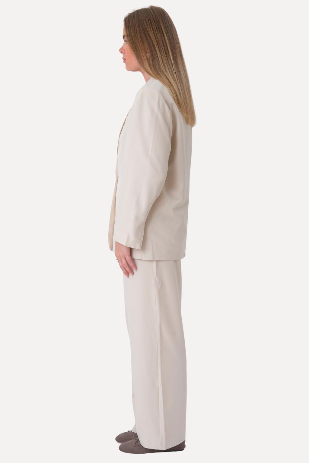 Oversized Kavaj - Beige
