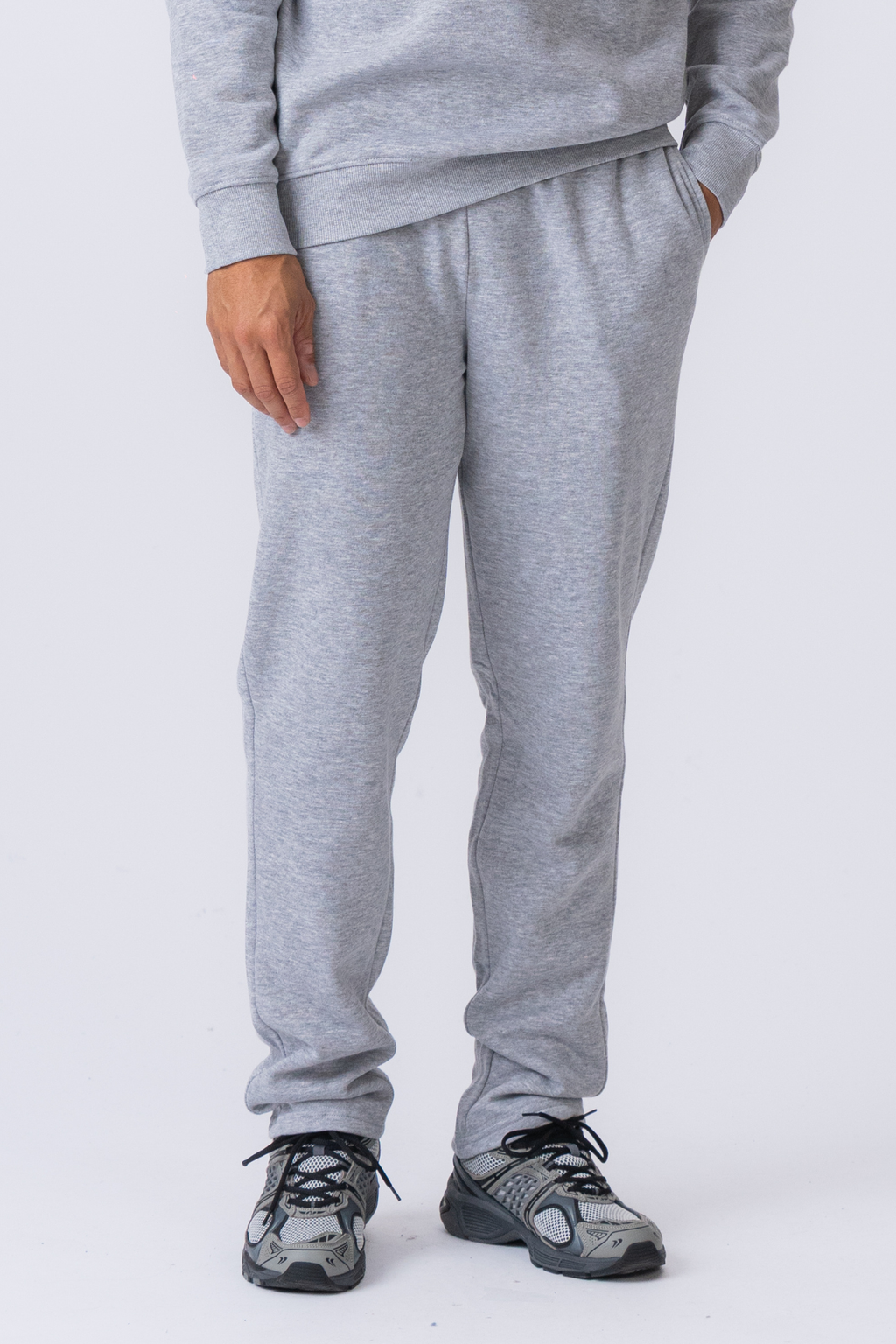 Essential Sweatpants - Grå Melange