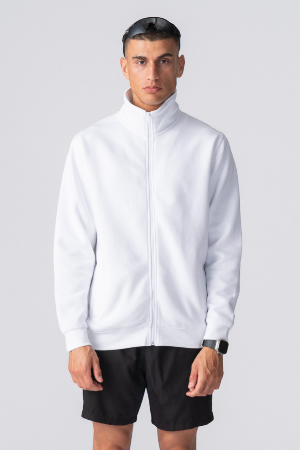 Ulan Sweat Zip Jacka - Vit