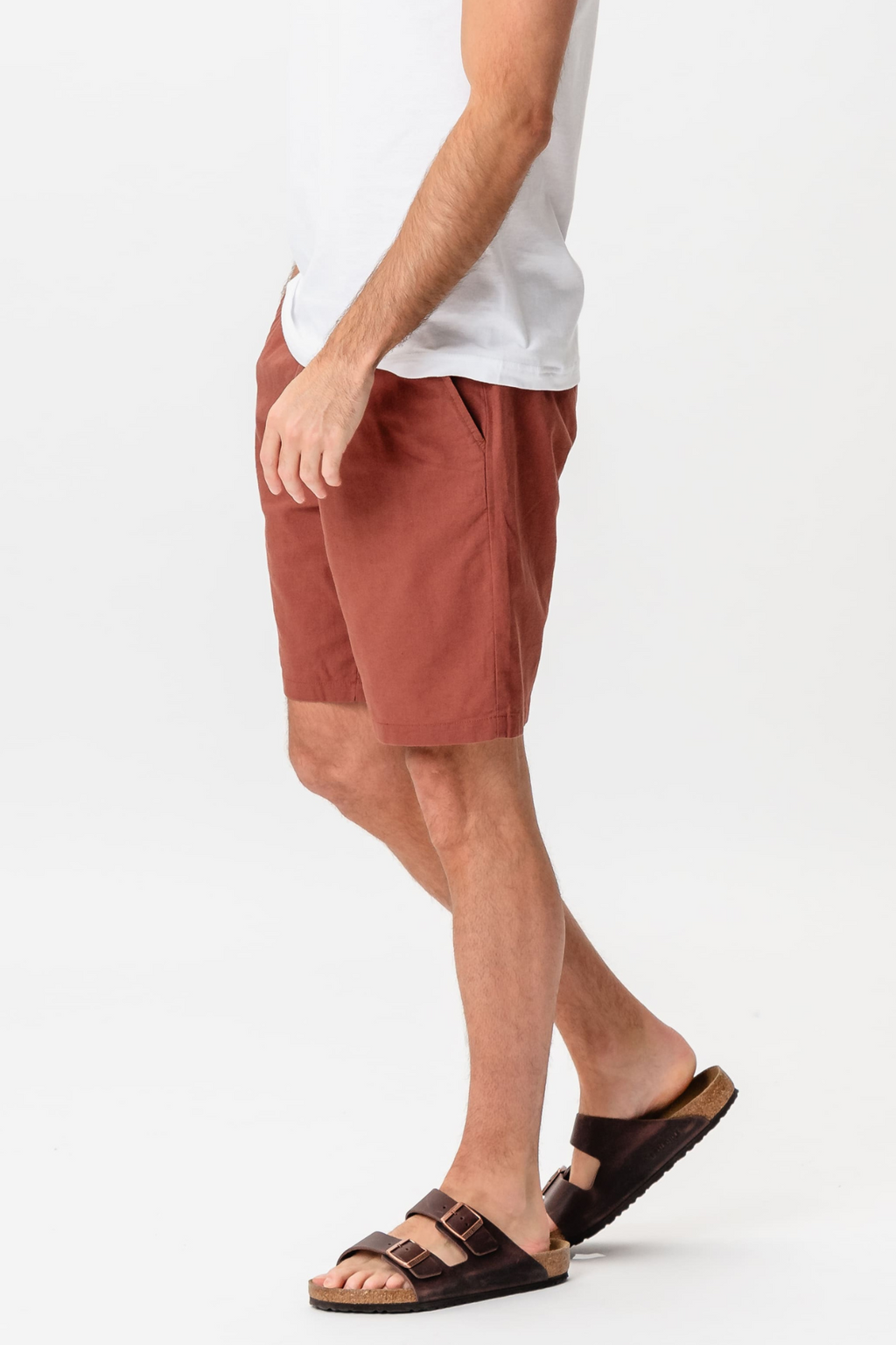 Linne Shorts - Terracotta