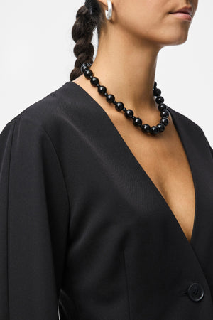 Kamil Fitted Blazer - Svart