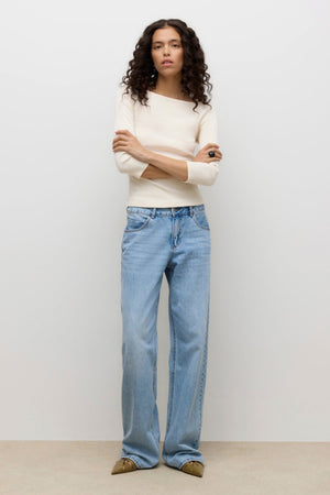 Verde Boatneck Top - Birch