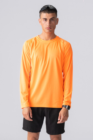 Långärmad  Gym Tee - Orange