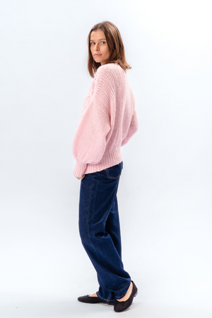 Emma Cable Knit - Candypink
