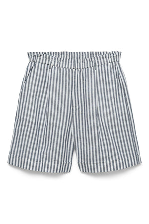 Selma Shorts - Navy Snow White Randig